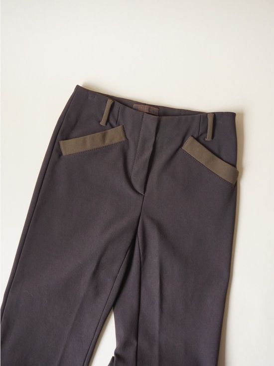 Prada Brown / Green Stretch Pocket Trousers - Size IT 38 - Picture 2 of 9